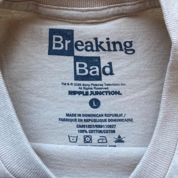 Breaking Bad Graphic Tee | Ripple Junction | Size L | Beige - Picture 7 of 7